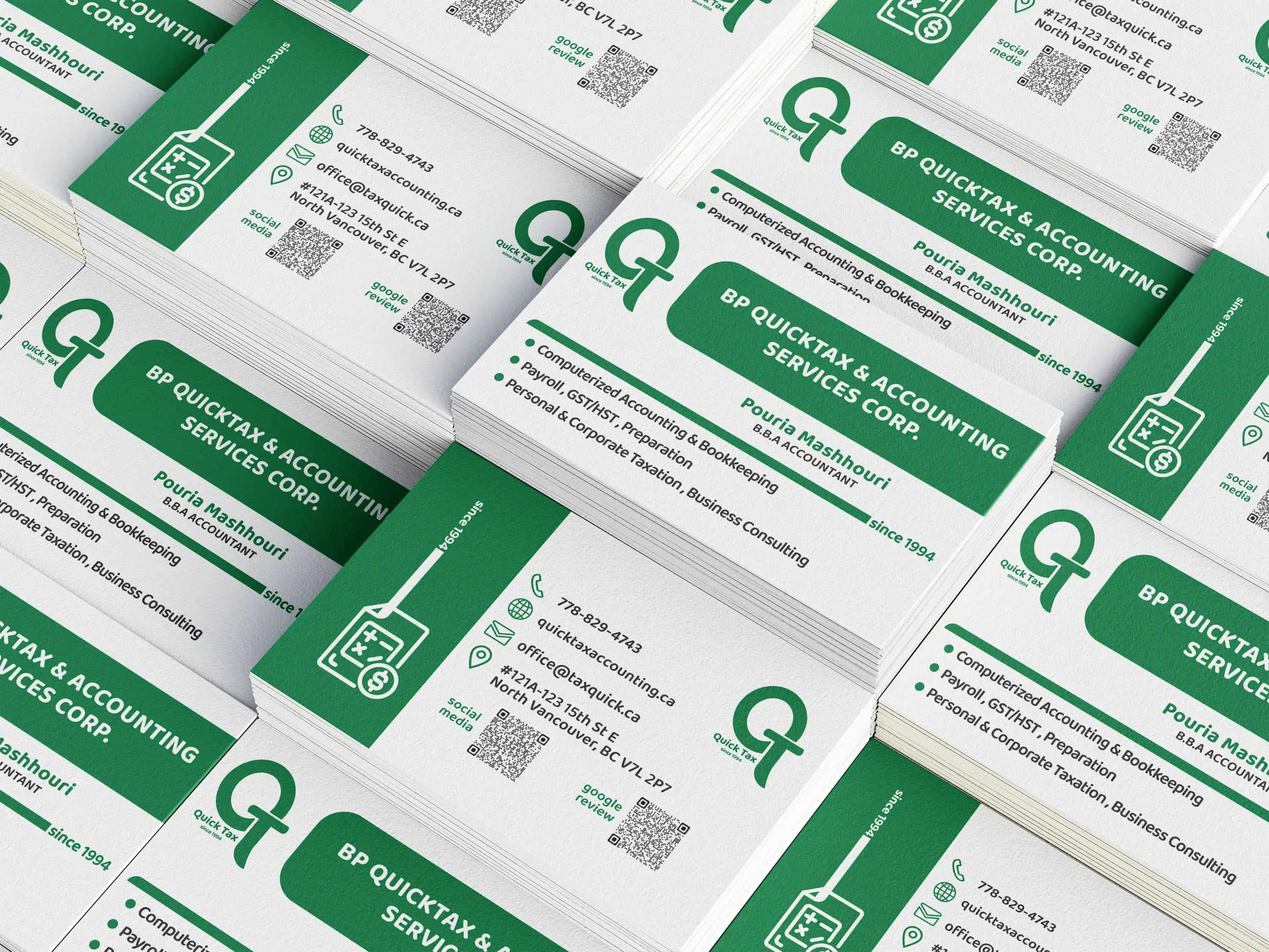 Business Card — Grid, Hierarchy & Press-Ready Files